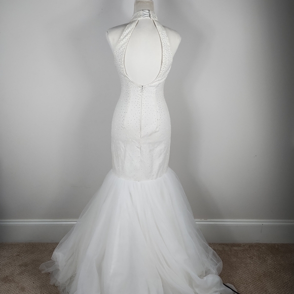 Sherri Hill Wedding/Prom Mermaid Fit and Flare Dress Size 2 - Picture 2 of 16